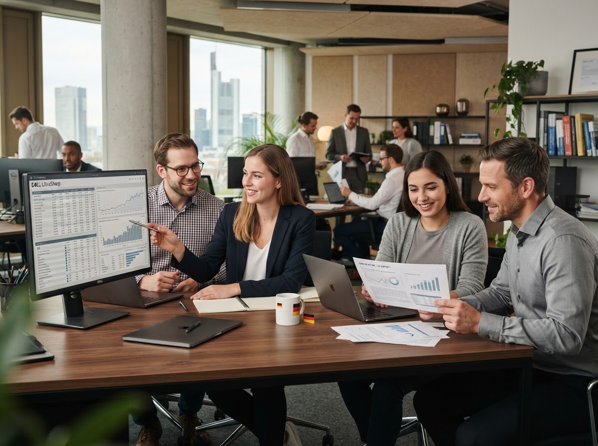 TFinance Analyseteam bei der Modellierung von Anlagestrategien